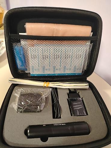 mini frez: Peşəkar manikür/pedikür üçün tam dəst - UV sterilizator qutusu: Ön — 1