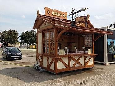Budkalar, köşklər: Taxta konstruksiyalı dekorativ yarmarka/kafe köşkləri - Üslub — 7
