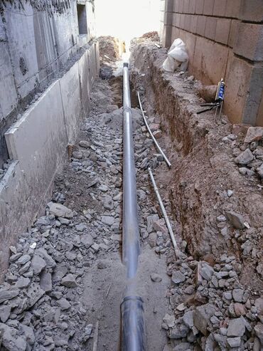 Канализационные работы: Копаем септик и колодцы, траншеи канализации и под водопроводный — 14