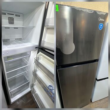 tap az xaladenik: İşlənmiş 2 qapılı Midea Soyuducu Satılır, rəng - Gümüşü