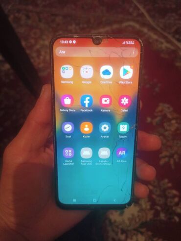 fondomix tablet qiyməti: Samsung Galaxy A30, 64 GB, rəng - Boz, Barmaq izi