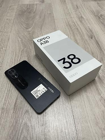 ev telefonlar: Oppo A38, 128 GB, rəng - Qara, Sensor, Barmaq izi, İki sim kartlı — 1