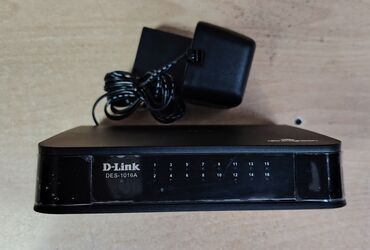 коммутатор: Коммутатор D-Link DES-1016A предназначен для создания или расширения