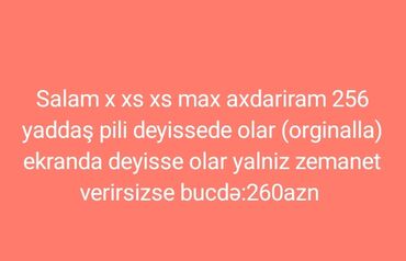 işlənmiş iphone x: IPhone X, 256 GB, Ağ