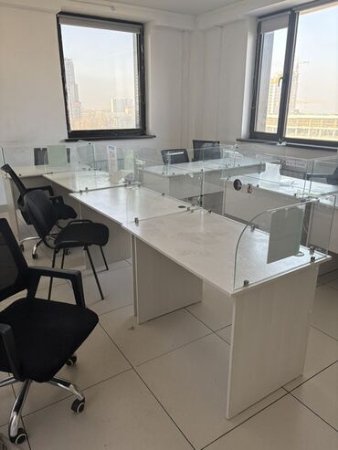 Офисные столы: Офисный стол, Нерегулируемый, Прямоугольный, ЛДСП — 6