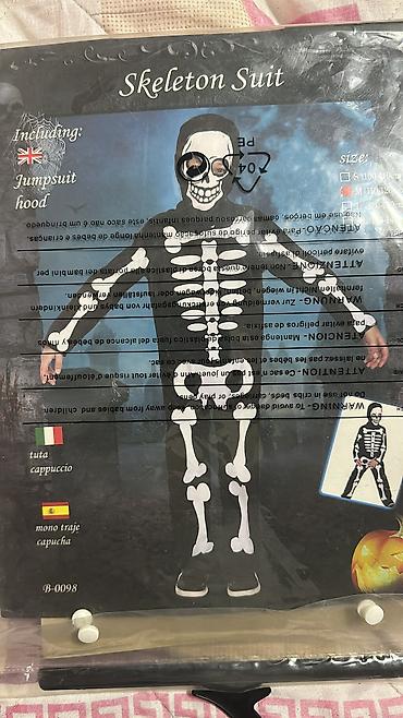 Детские велосипеды: Maskarad paltarlari uşaq ücün 110-120 cm 5-66-7 yas (Halloween) — 1