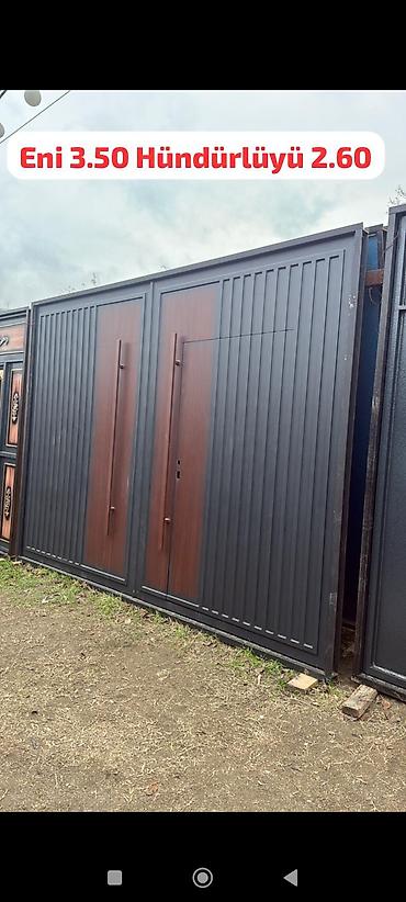darvaza qapıları: Metal darvaza və giriş qapıları – fərqli dizaynlar - Material: qalın — 10