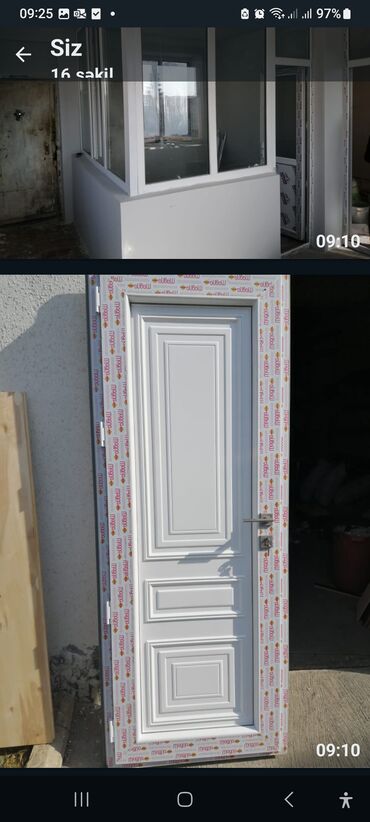 Plastik qapılar: Yeni Plastik qapı Zamok və çərçivə ilə, Zəmanətli, Pulsuz quraşdırma, Pulsuz çatdırılma — 38