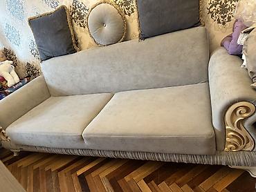 Divan və kreslo dəstləri: Klassik üslubda 1 divan + 2 kreslodan ibarət yumşaq mebel dəsti. - — 4