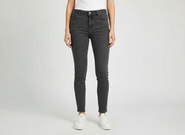 Women's Pants: Bershka, Spodnie materiałowe damskie, rozmiar L