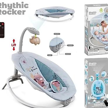 Igračke za krevetac i kolica: 01. Savršena ležaljka za umirivanje bebe Muzička ljuljaška za bebe sa — 4