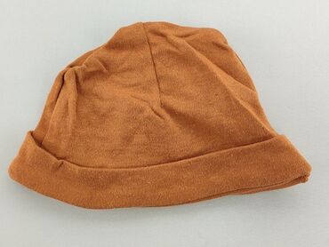 pomarańczowa czapka dla chłopca: Czapeczka, stan - Dobry