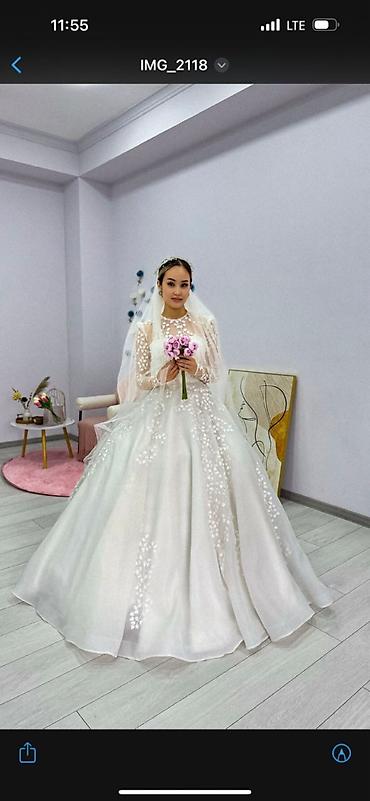 Свадебные платья: Свадебное платье, 2XL, Б/у — 10