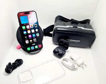 айфон 16 про макс ош цена: IPhone 16 Pro Max, Колдонулган, 1 ТБ, Кара, Кулакчындар, Заряддоочу түзүлүш, Коргоочу айнек, 100 %