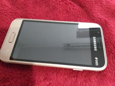 Samsung Galaxy J1, Б/у, 8 GB, цвет - Золотой, 2 SIM