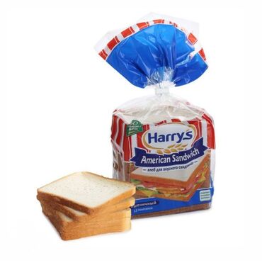 Пшеничный хлеб Harry's American Sandwich — мягкий, с тонкой корочкой