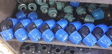 Муфты для соединения труб: Компрессионные фитинги TEBO technics для ПНД труб. В ассортименте — 3