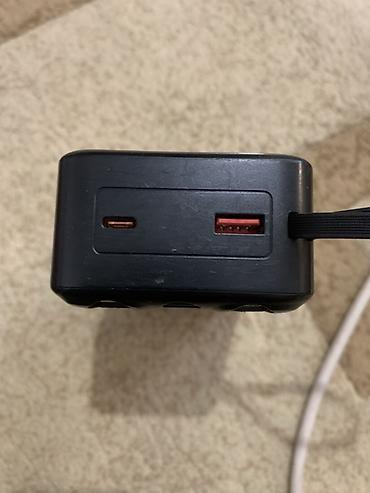 mage safe: Внешний аккумулятор Hoco с встроенными кабелями - Емкий power bank — 4