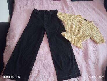 qaqa stili şalvar: Şalvar, Abercrombie & Fitch, 2XL (EU 44), rəng - Qara