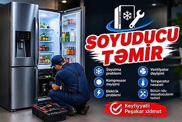 Soyuducu təmiri xidməti Peşəkar və keyfiyyətli xidmət: - Soyutma — 1