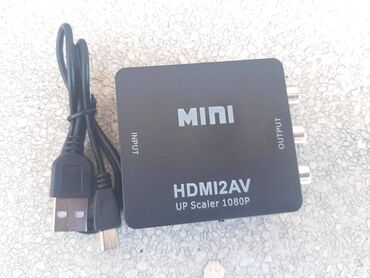 Aksesoari za TV i video: HDMI na AV rca adapter konverter 1080p HDMI na AV/3rca adapter — 8
