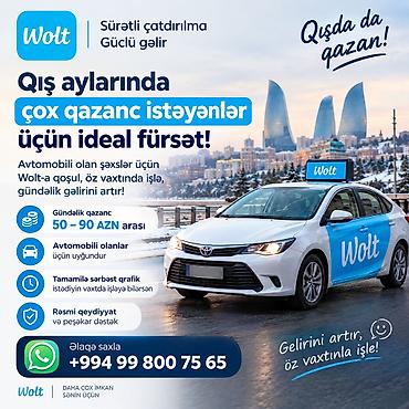 yango surucu: Sürücü-kuryer tələb olunur, Şəxsi nəqliyyat vasitəsi ilə, Ayda 2 dəfə ödəniş, Təcrübəsiz — 1