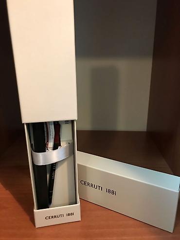 parker: Cerruti 1881 markalı qara rəngli qələm, dəsti ilə birlikdə təqdim — 5
