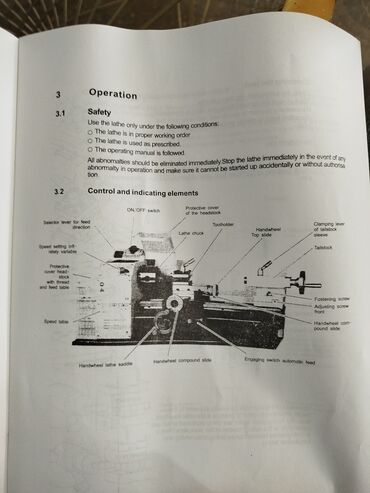 Metal dəzgahları: BENCH LATHE – TURNER Vario dəzgah Model seçimləri: - TURNER 210x400 — 3