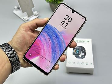 Уюлдук телефондор жана аксессуарлар: Samsung Galaxy A33 5G, Колдонулган, 128 ГБ, түсү - Ток сары, 2 SIM — 2
