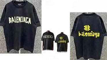 Majice: Men's T-shirt Balenciaga, bоја - Siva — 26