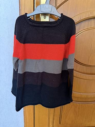 ana ve bala: Uşaq sviteri – zolaqlı dizayn - Yaş: 4-5 - Boy: 104-110 sm (etiketdə — 1