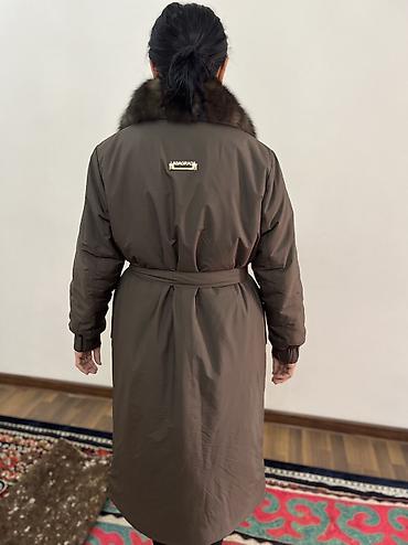 Пальто: Пальто, Классика, Осень-весна, Ангора, Длинная модель, Двубортная модель, 2XL — 13