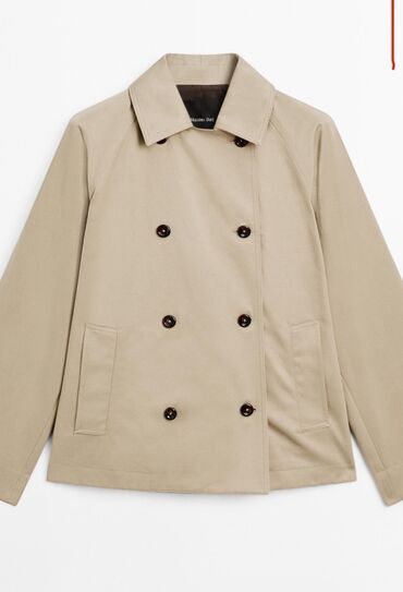 Mantili: M, Novo, Sa postavom, Jednobojni, bоја - Bež — 4