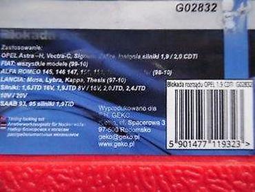 Alati za automobile: Komplet alata za blokadu i podešavanje razvoda (dizel motori — 3