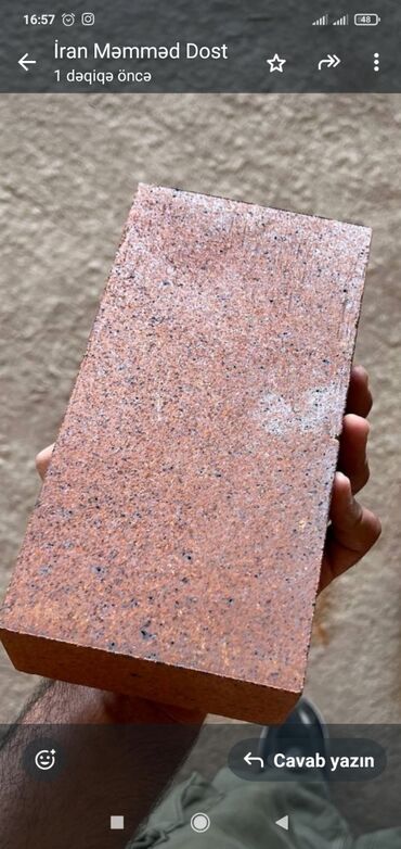 Kərpiclər: Oda davamlı, hər növdə hər ölçüdə istənilən rəngdə kərpiclər. içi — 22