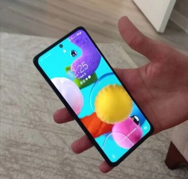 Samsung: Samsung Galaxy A51, 64 GB, rəng - Qara, Barmaq izi