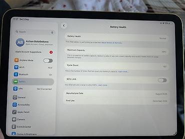 aiphone 15: Планшет, Apple, память 128 ГБ, 10" - 11", Wi-Fi, Б/у, цвет - Желтый — 2