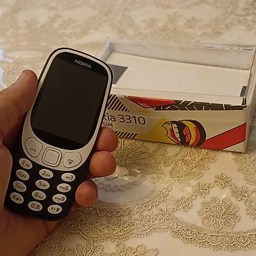 iphone 8 silver: Nokia 3310, < 2 GB Memory Capacity, rəng - Göy, Düyməli — 1