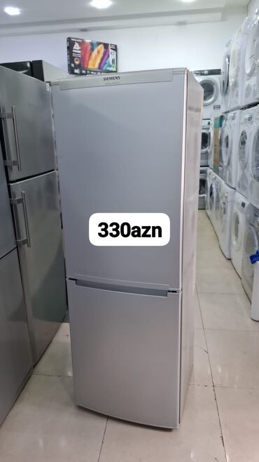 Blenderlər: 2 qapılı Siemens Soyuducu Satılır, rəng - Boz