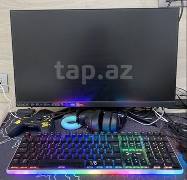 Monitorlar: Asus rog strix g17 Ryzen 7 5800H 16 GB RAM 1TB SSD RTX 3050 Ti Nvidia