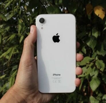 куплю телефон хуавей: IPhone Xr, Б/у, 128 ГБ, Белый, Зарядное устройство, 91 %