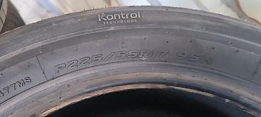 Шины 225 / 55 / R 17, Лето, Б/у, Комплект, Легковые