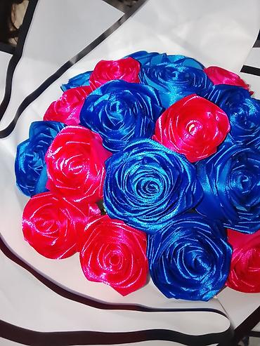 шелк ткань: 🌹✨ АТЛАСНЫЕ БУКЕТЫ РУЧНОЙ РАБОТЫ ✨🌹 Ищете необычный и запоминающийся — 1