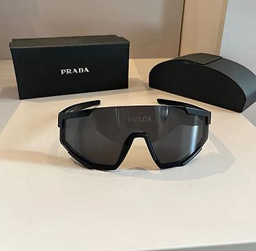 Очки: Солнцезащитные очки очки, Prada, Унисекс, Новый — 2