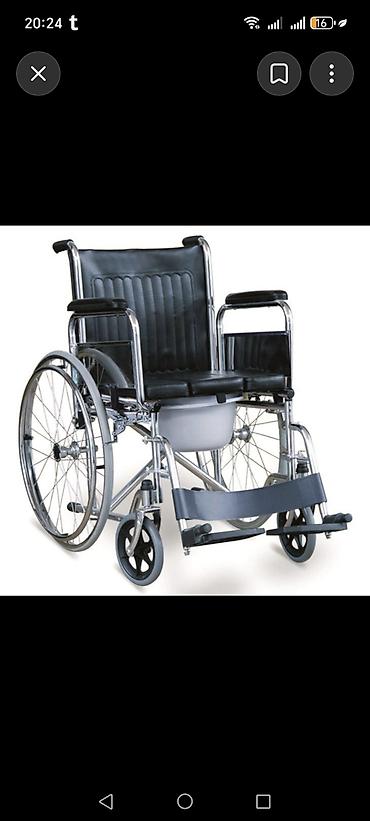 Tualet qablı əlil arabası (Commode Wheelchair) Pakofkadadı açılmayıb