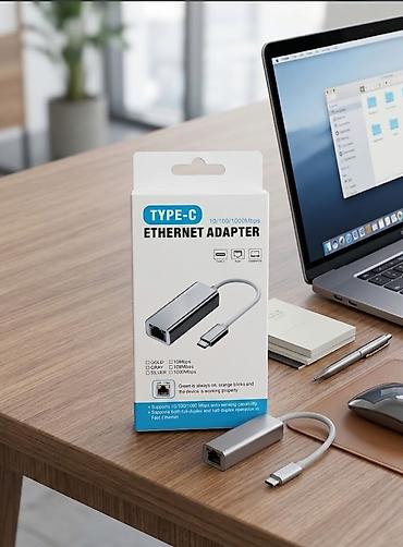 Адаптер USB Type‑C — Ethernet (RJ45) Высокая скорость 3.2 📍Самовывоз