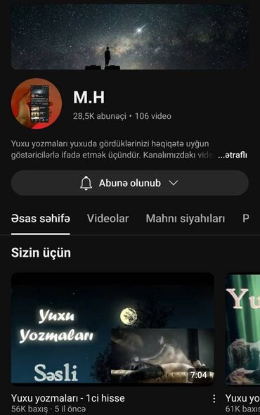 Digər: Satılır. Seyfede paylaşılmamış vidolar da var. Kanala Hec bir talif