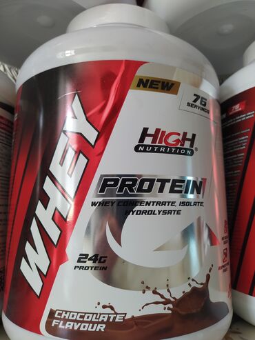 proteinler: High Nutrition whey protein . 2280 gr 76 servis şokalad aromalı