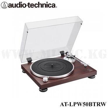 колонки для музыки: Виниловый проигрыватель Audio-Technica AT-LPW50BTRW Проигрыватель