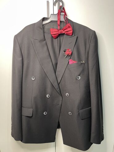 мужские костюмы на прокат: Костюм 6XL (EU 52), цвет - Черный